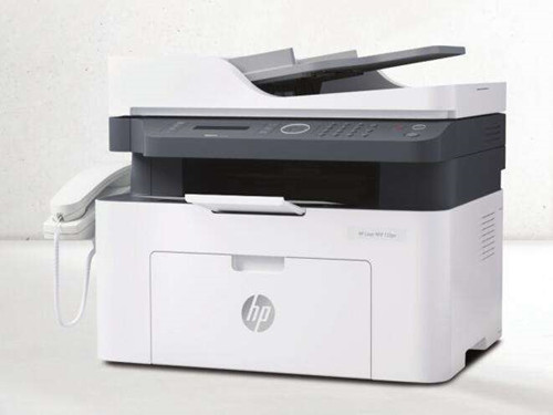 黑色4合1激光打印機 HP 133pn 帶手柄